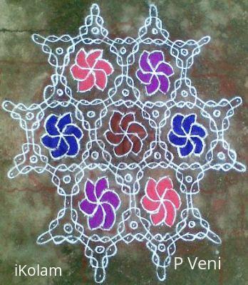 Rangoli: Sikku Kolam - 48 Rangoli: Sikku Kolam - 48