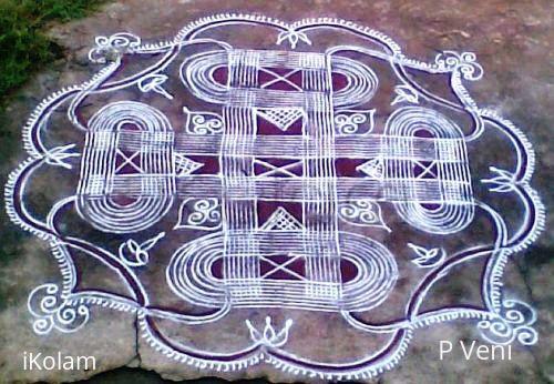 Rangoli: Krishna Jayanthi Kolam