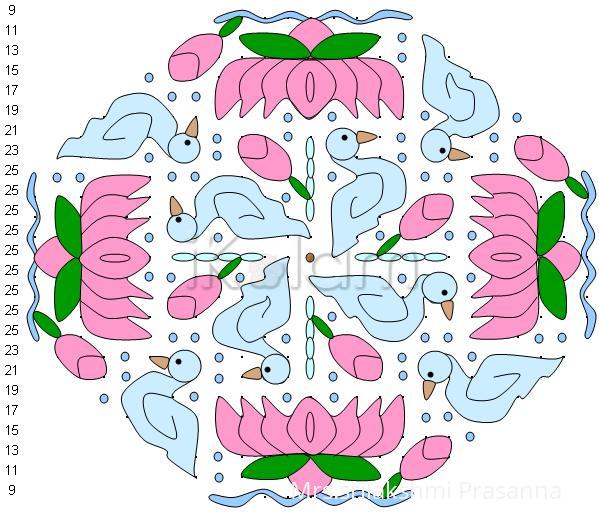Rangoli: Lotus