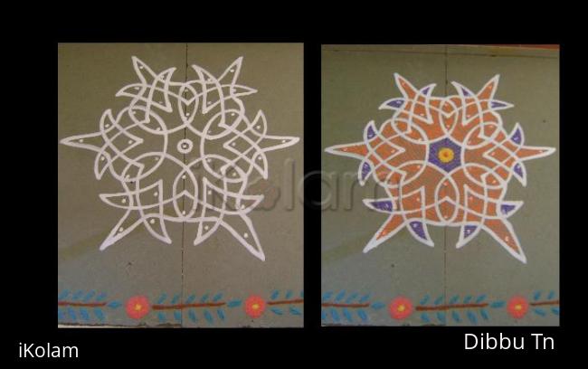 Rangoli: Onion Kolam for the Garden
