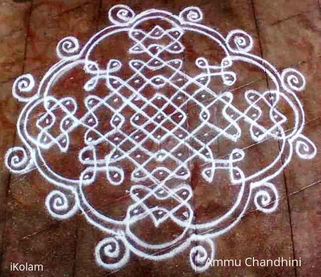 Rangoli: rangoli with dots Rangoli: rangoli with dots