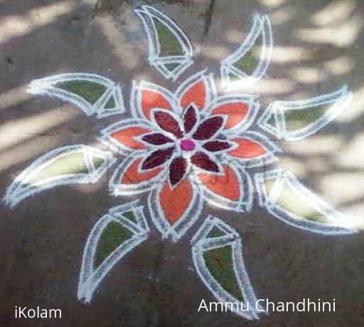 Rangoli: LADIES FINGER