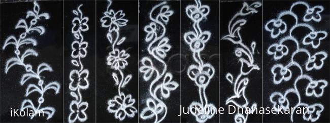 Rangoli: Spring Garden Kolams - Bunch of wild flowers