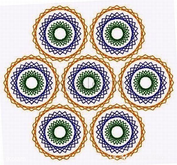 Rangoli: Happy Birthday India!