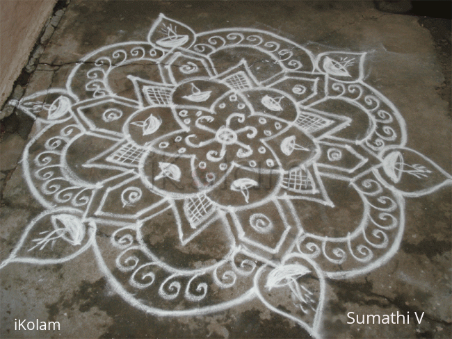 Rangoli: Free hand design