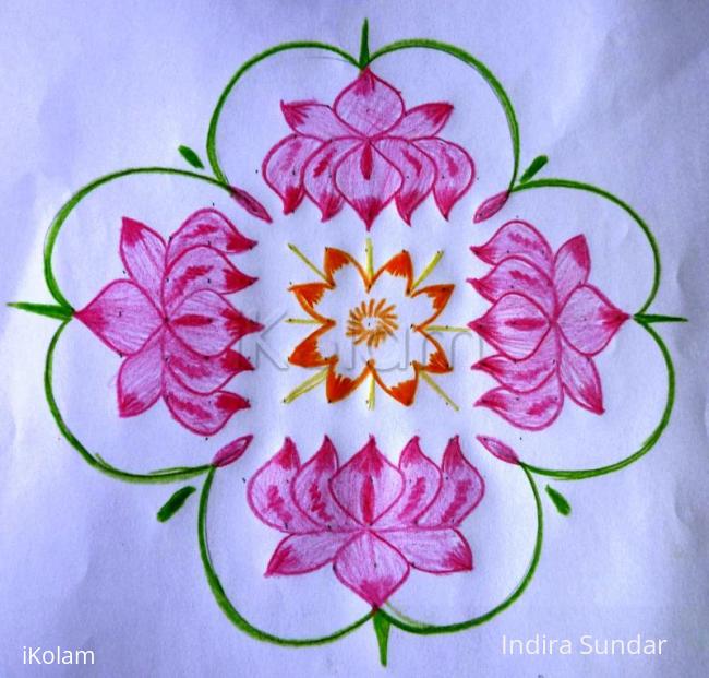 Rangoli: Lotus 