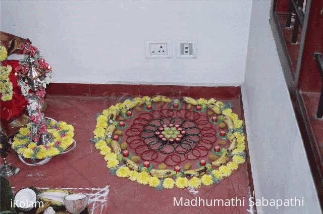 Rangoli: Sumangali Pooja Rangoli: Sumangali Pooja