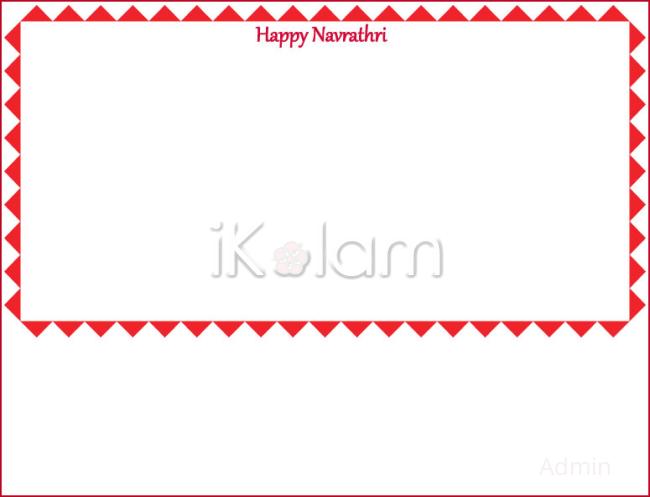 Rangoli: Happy Navratri