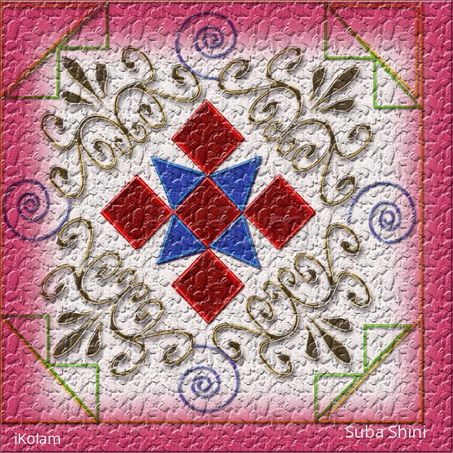 Rangoli: Photoshop kolam