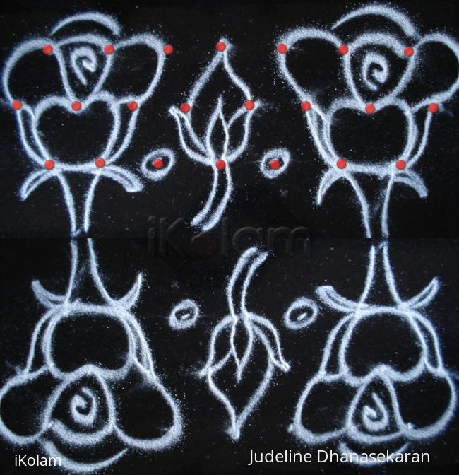 Rangoli: Spring Garden Kolams - Roses