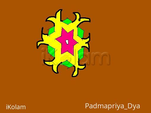 Rangoli: simple rangoli