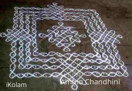 Rangoli: kolam with dots