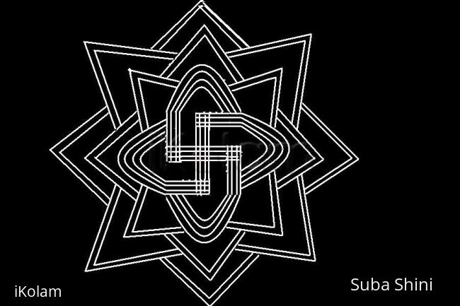Rangoli: black and white