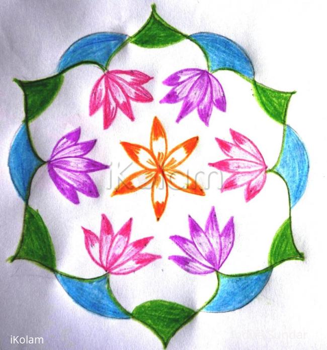 Rangoli: Water Lilly