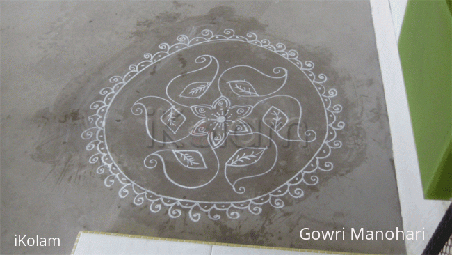 Rangoli: Chalk Kolam in Singapore!