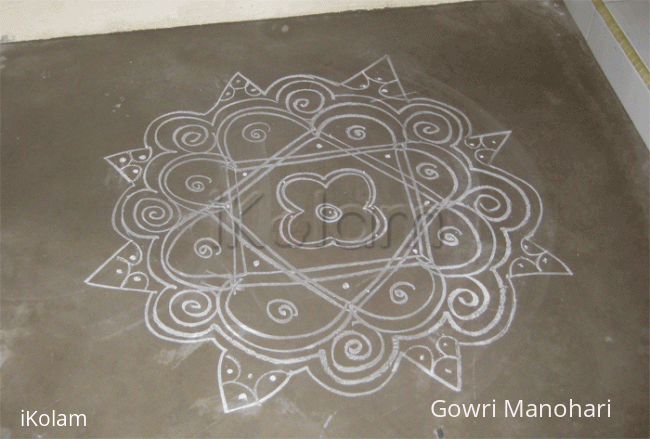 Rangoli: Chalk Kolam in Singapore! Rangoli: Chalk Kolam in Singapore!