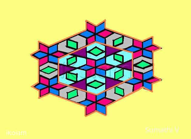 Rangoli: Twinkling Stars Rangoli: Twinkling Stars