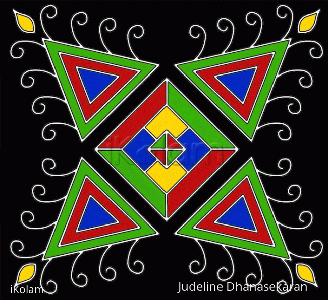 Rangoli: Abstract Kolam Rangoli: Abstract Kolam