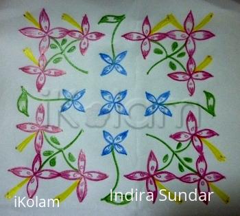 Rangoli: 10 * 10