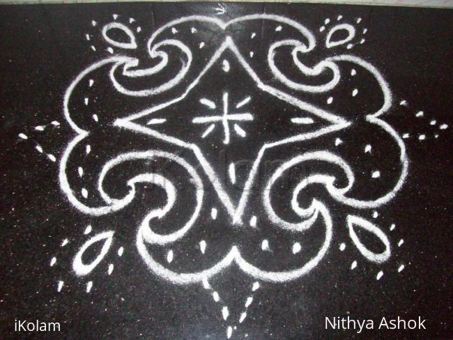 Rangoli: Kitchen Top Kolam