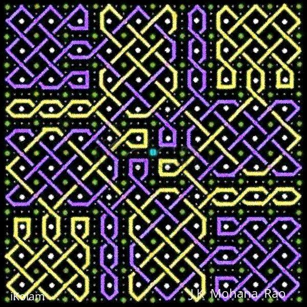 Rangoli: Another rangOli with 10x10 dots