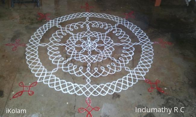 Rangoli: Roof Garden Kolam