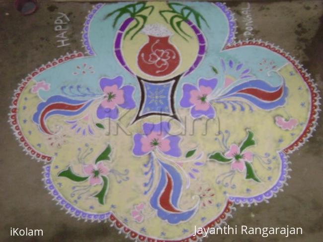 Rangoli: Pongal kolam