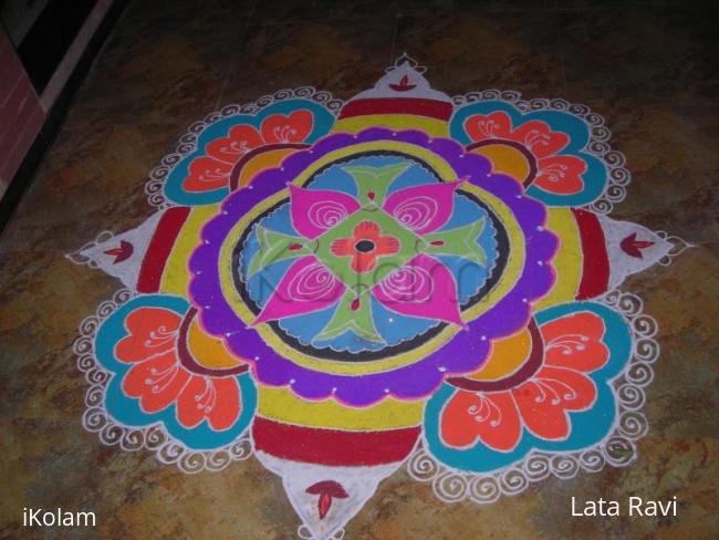 Rangoli: my deepawali rangoli 