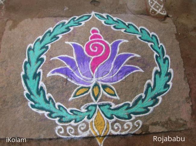Rangoli: free hand rangoli