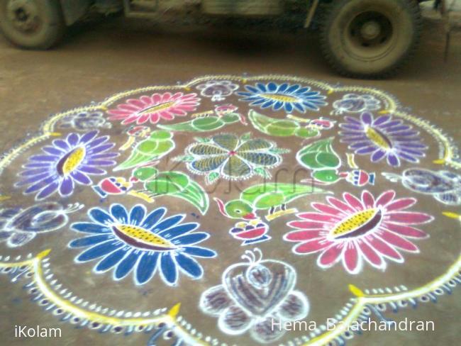 Rangoli: today's kolam