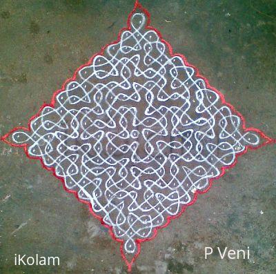 Rangoli: Sikku Kolam - 52 Rangoli: Sikku Kolam - 52