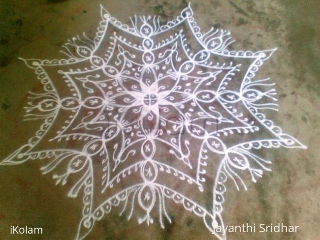 Rangoli: Simple kolam Rangoli: Simple kolam