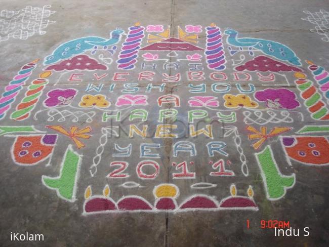 Rangoli: New Year Rangoli