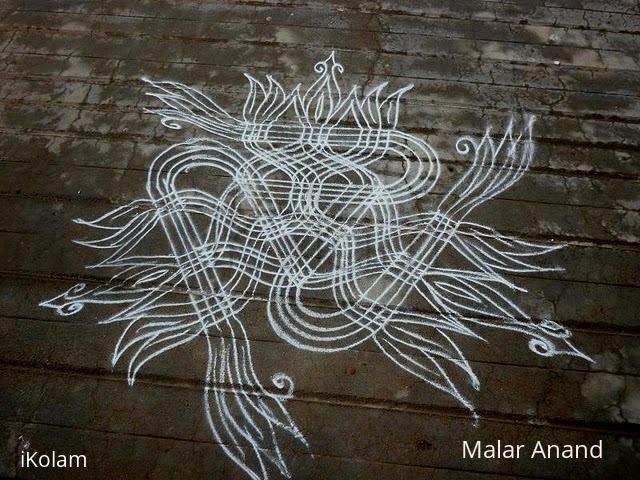 Rangoli: Fusion kolam Rangoli: Fusion kolam