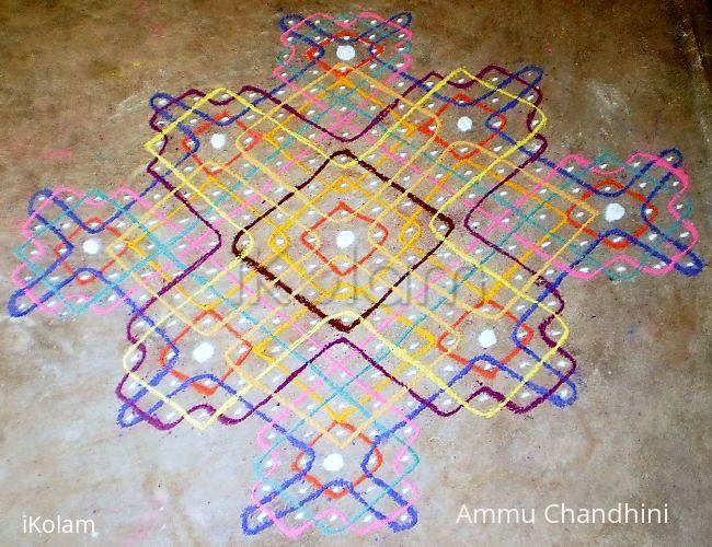 Rangoli: DOTTED LINE KOLAM