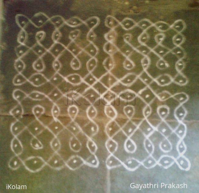 Rangoli: 10x10 kolam Rangoli: 10x10 kolam