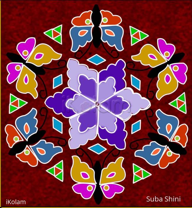 Rangoli: dotted kolam