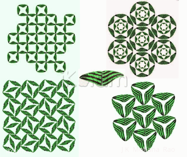 Rangoli: Butterfly leaf Rangoli: Butterfly leaf