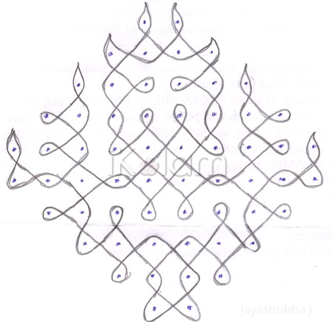 Rangoli: Dotted/Sikku kolam Rangoli: Dotted/Sikku kolam