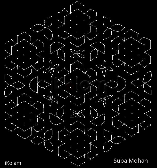 Rangoli: round -rangoli
