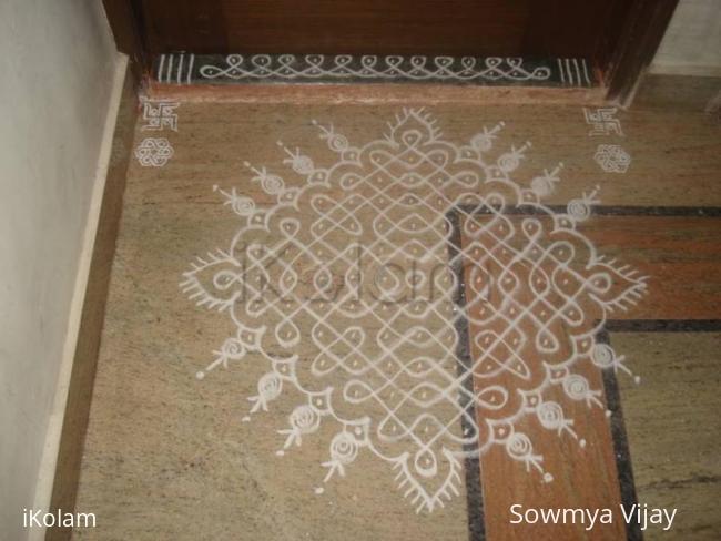 Rangoli: Margazhi kolam-14 Rangoli: Margazhi kolam-14