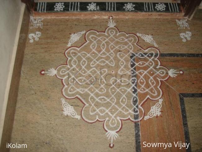 Rangoli: Margazhi kolam-25 Rangoli: Margazhi kolam-25