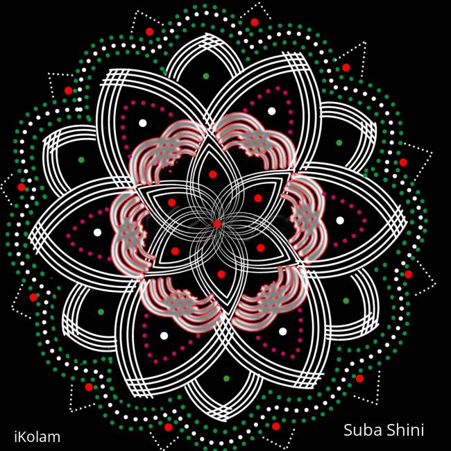 Rangoli: kuzhal kolam