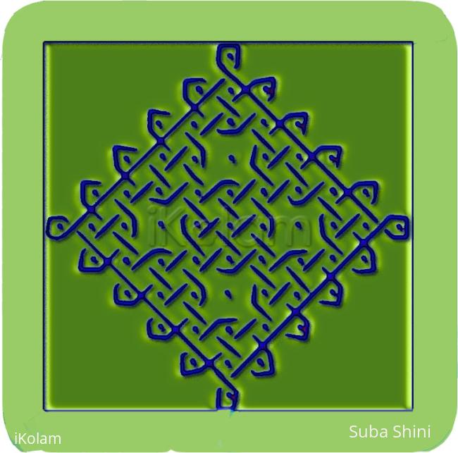 Rangoli: once again interlaced Rangoli: once again interlaced