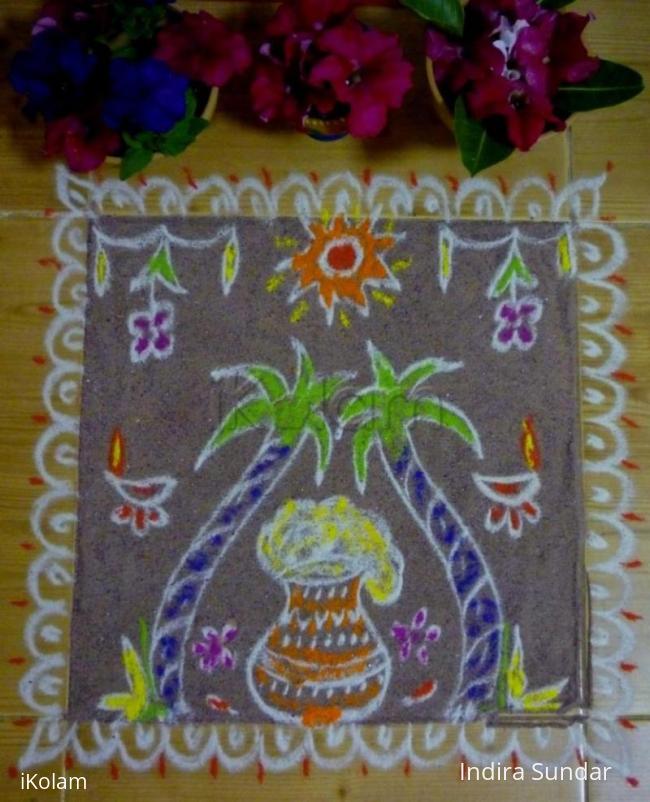 Rangoli: Pongal Rangoli