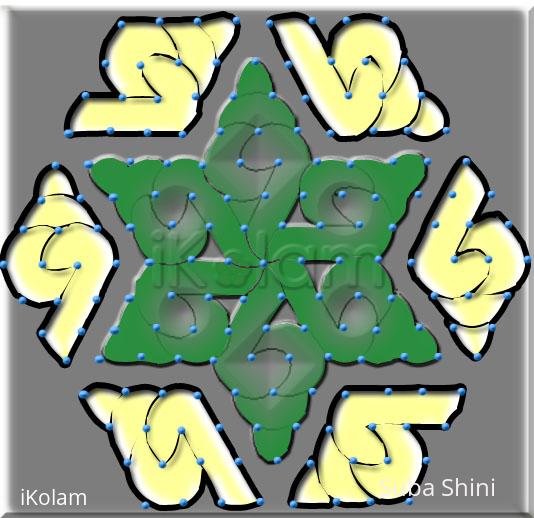 Rangoli: margazhi kolam4