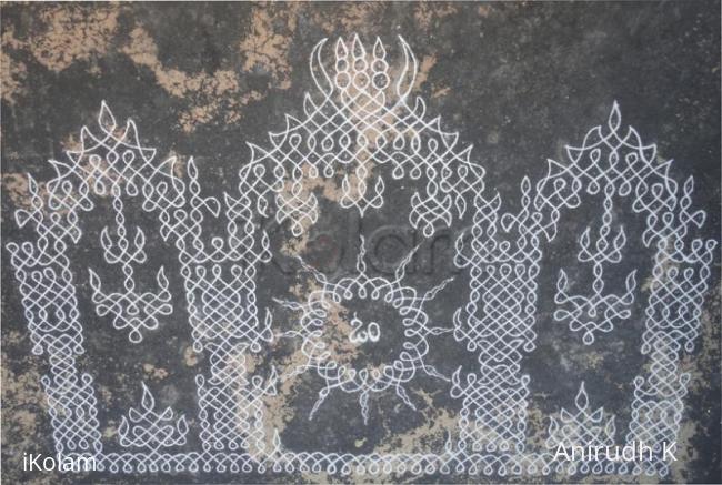 Rangoli: Margazhi dew drops kolam contest 2011