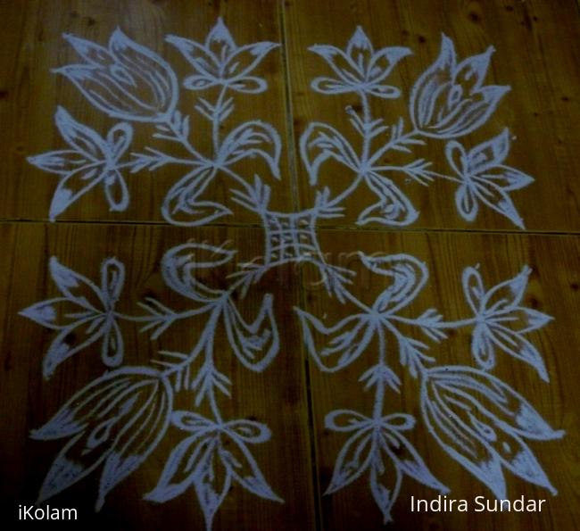 Rangoli: 10 *10 kolam