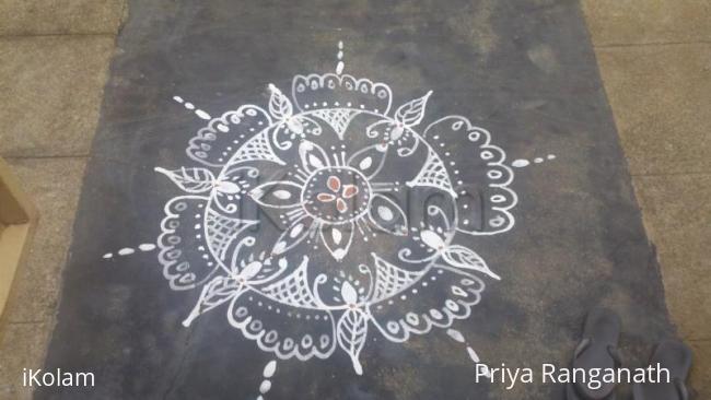 Rangoli: 25-4-11 creation