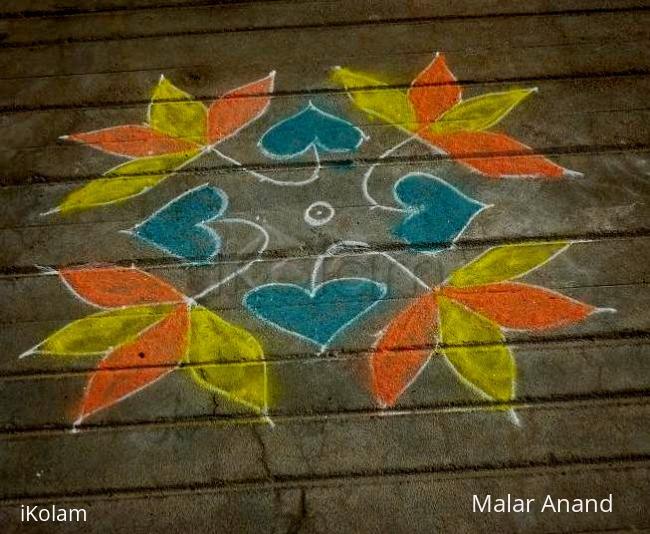 Rangoli: Simple kolam Rangoli: Simple kolam